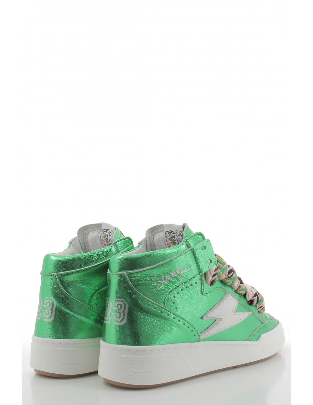 semerdjian Baskets Montantes Femme Braga Vert