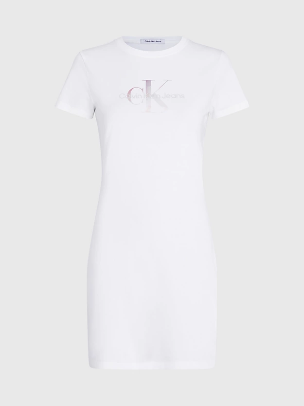 Vestido camiseta com monograma