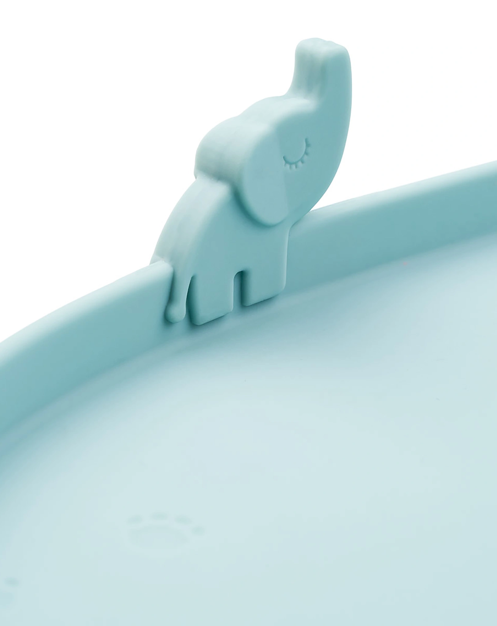 Silikon-Tischset ELPHEE mit hohem Rand in blau