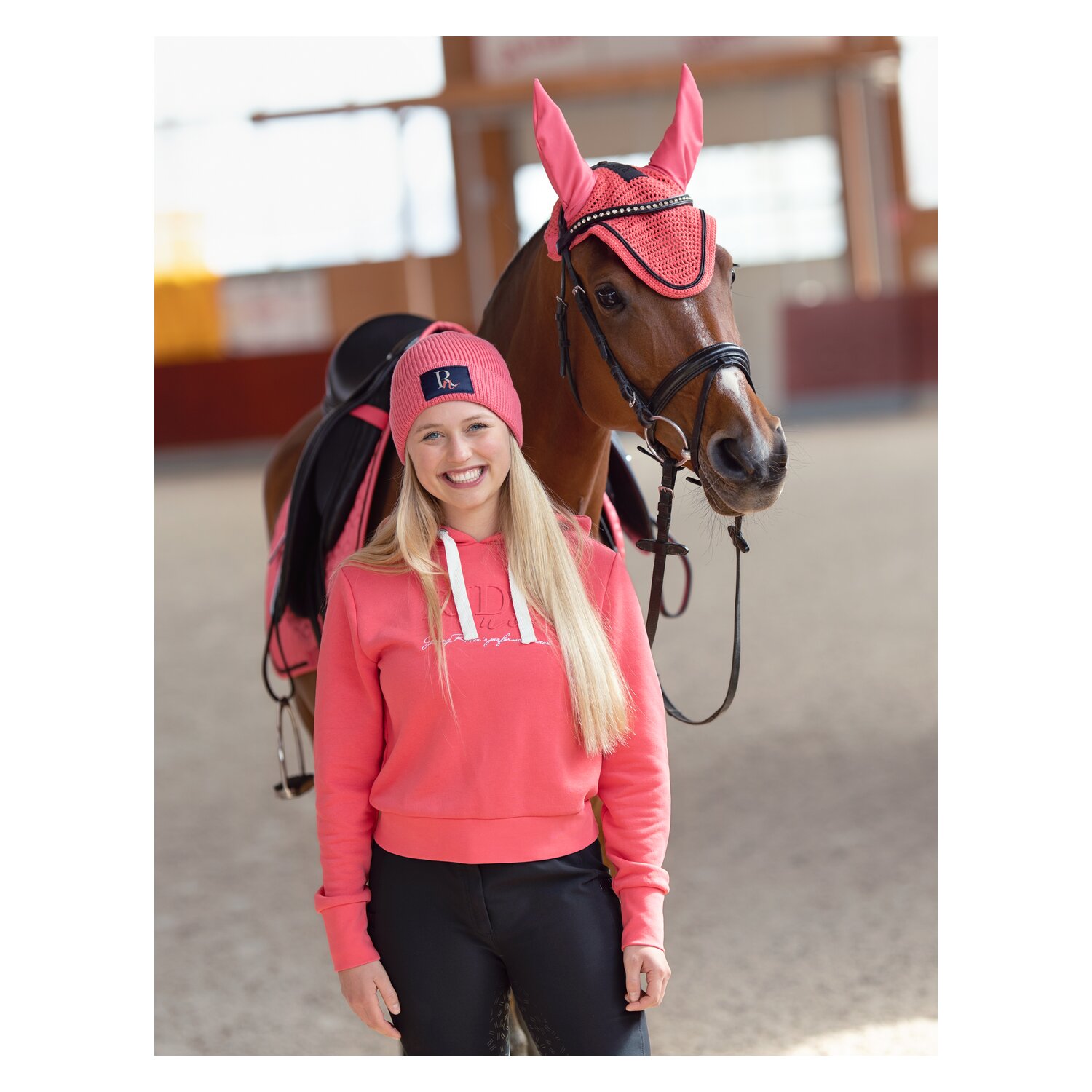 RIDE now Fliegenohren Lublin  - coral - Warmblut