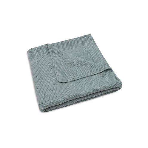 Couverture berceau Cosy knit - Sea green - JOLLEIN