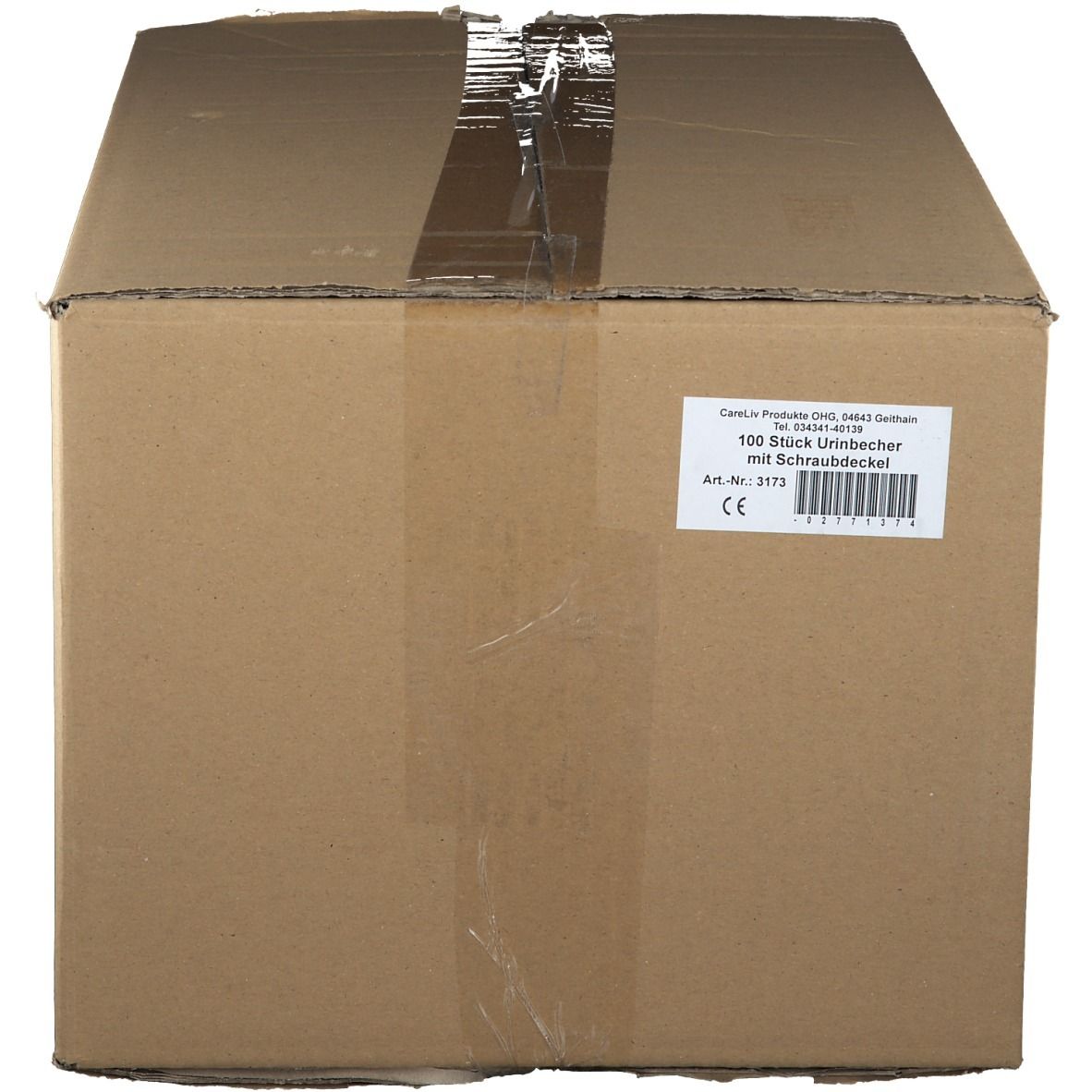 Urinbecher mit Schraubdeckel 125 ml