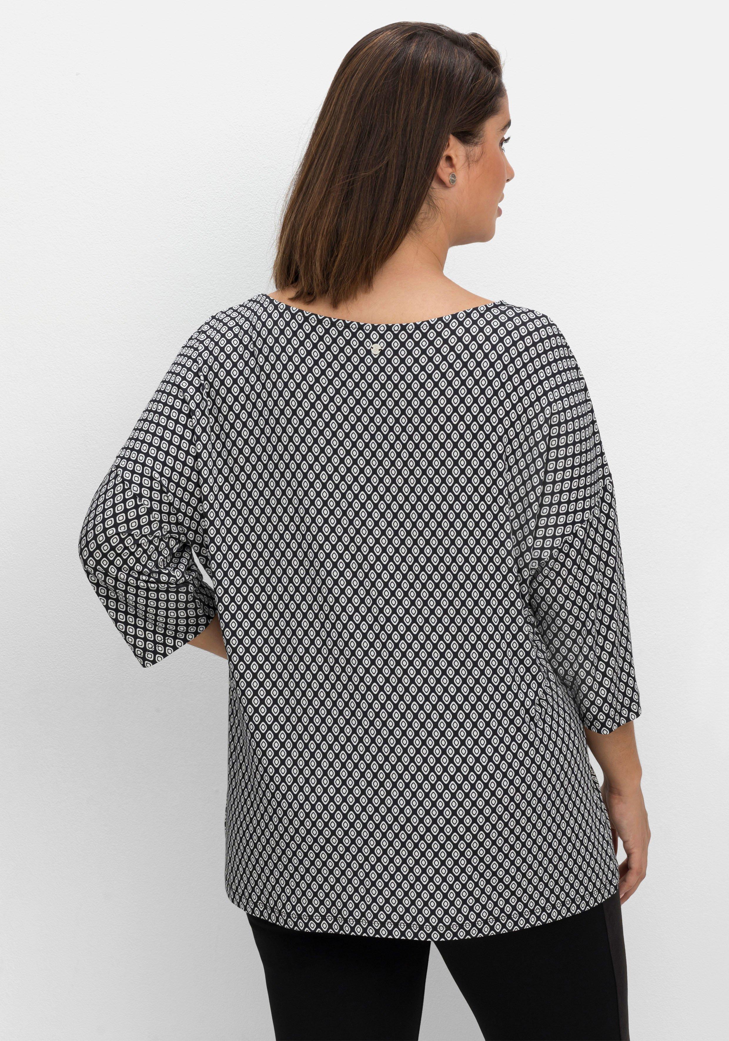 Shirt mit grafischem Druck und 3/4-Arm