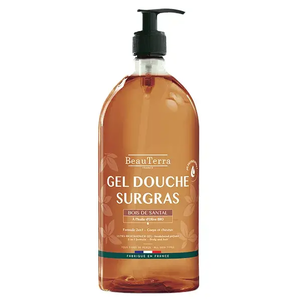 Gel de Banho Beauterra Surgas Sândalo 1L
