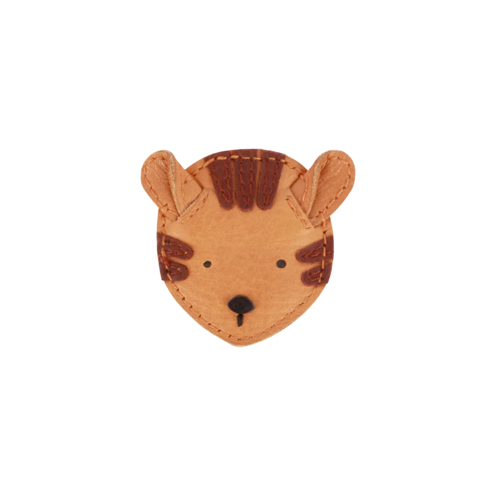 Josy Classic Hairclip | Tiger | Camel Classic Leather