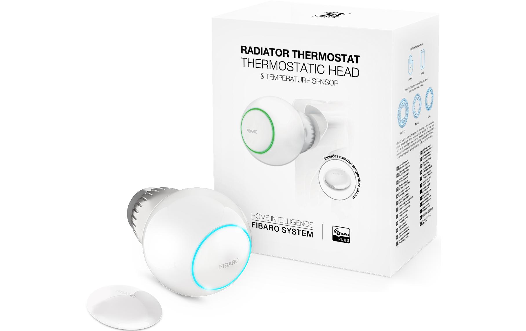Funk-Heizkörperthermostat Z-Wave mit SensorStarterset mit Radiator Thermostat und externem Temperaturfühler