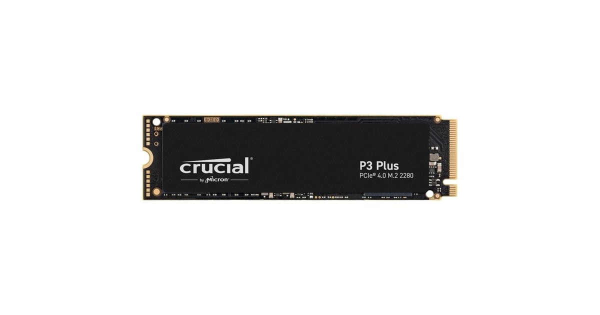 CrucialP3 Plus 4 TB SSD  (CT4000P3PSSD8, PCIe 4.0 x4, NVMe, M.2 2280)