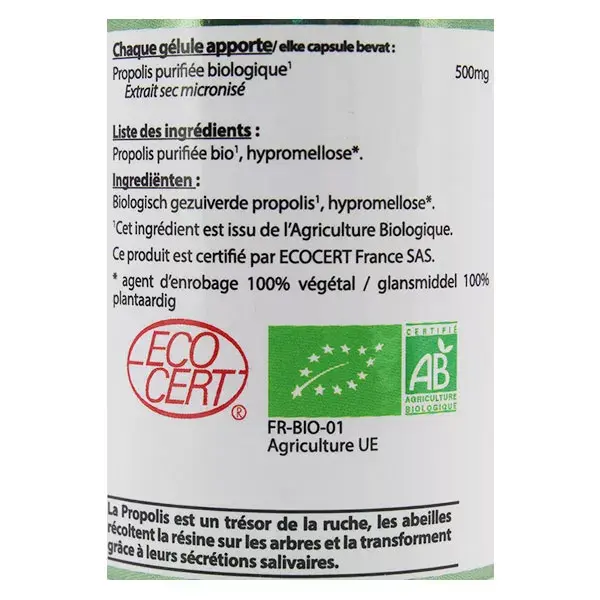 Vit'all+ Própolis Orgânica 500mg 30 Cápsulas Vegetais
