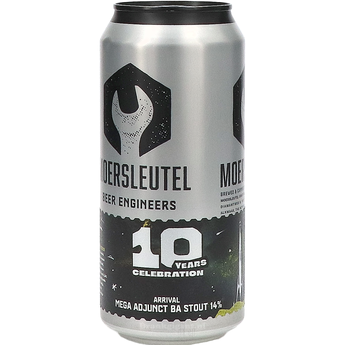 De Moersleutel 10 Years: Arrival Mega Adjunct B.A. Stout 44 cl