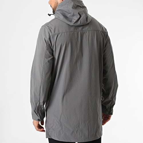 Veste Zippée Capuche Gris