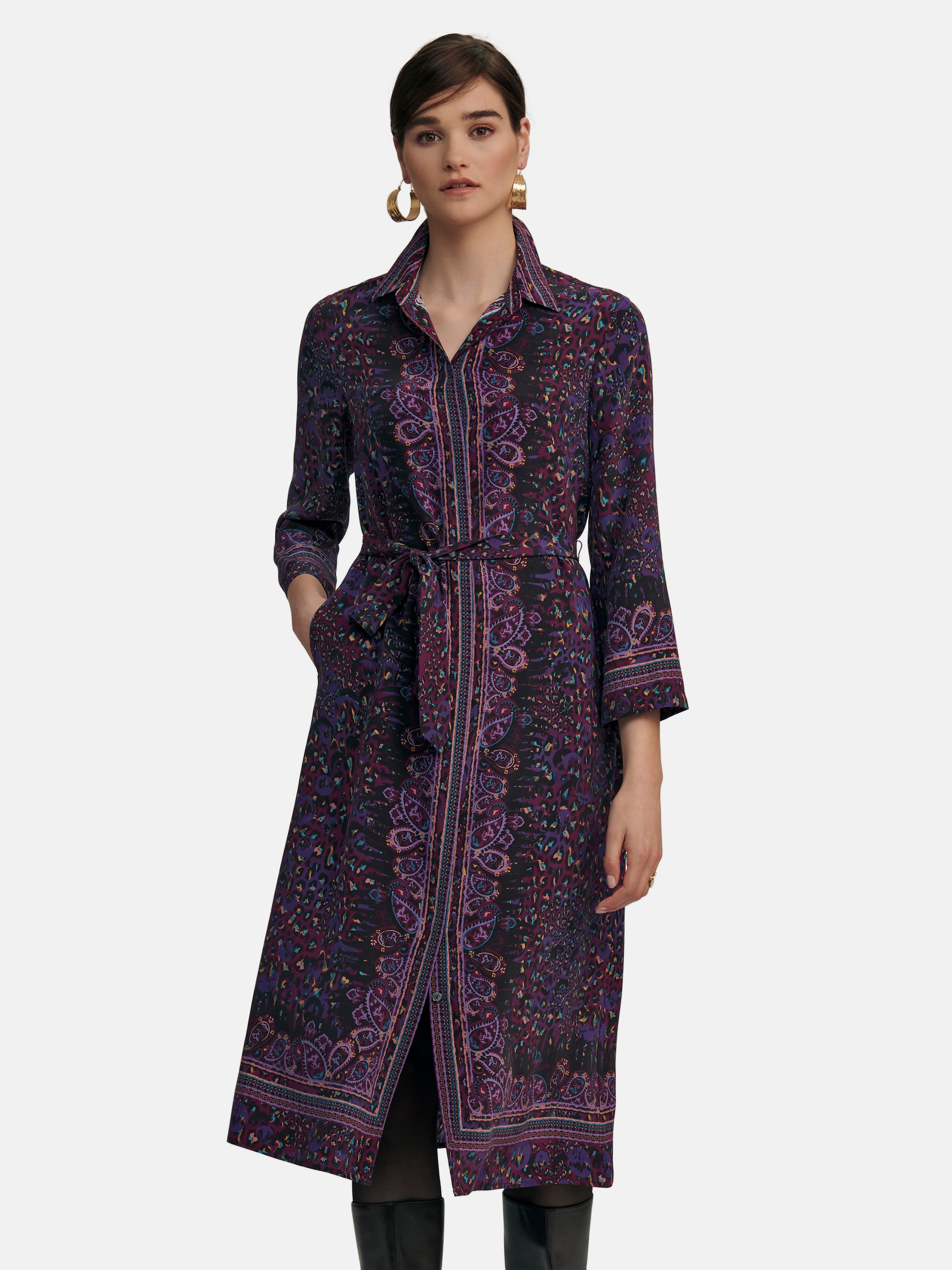 Kleid mit 7/8-Arm