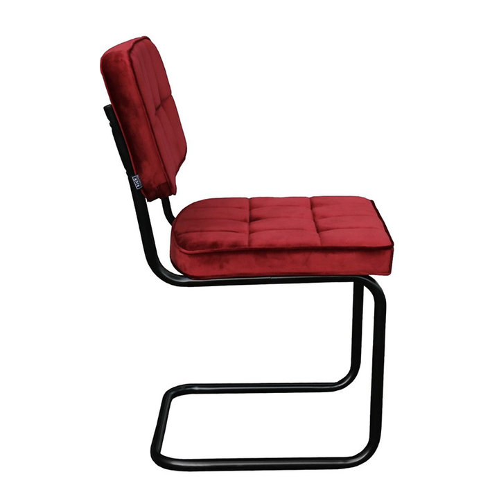 Stoel Velvet - Ivy Rood