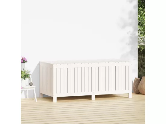 Prolenta Premium - Boîte de rangement de jardin Blanc 147x68x64 cm Bois de pin