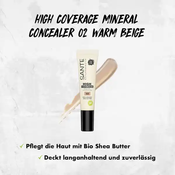 High Coverage Mineral Concealer 02 Warm Beige