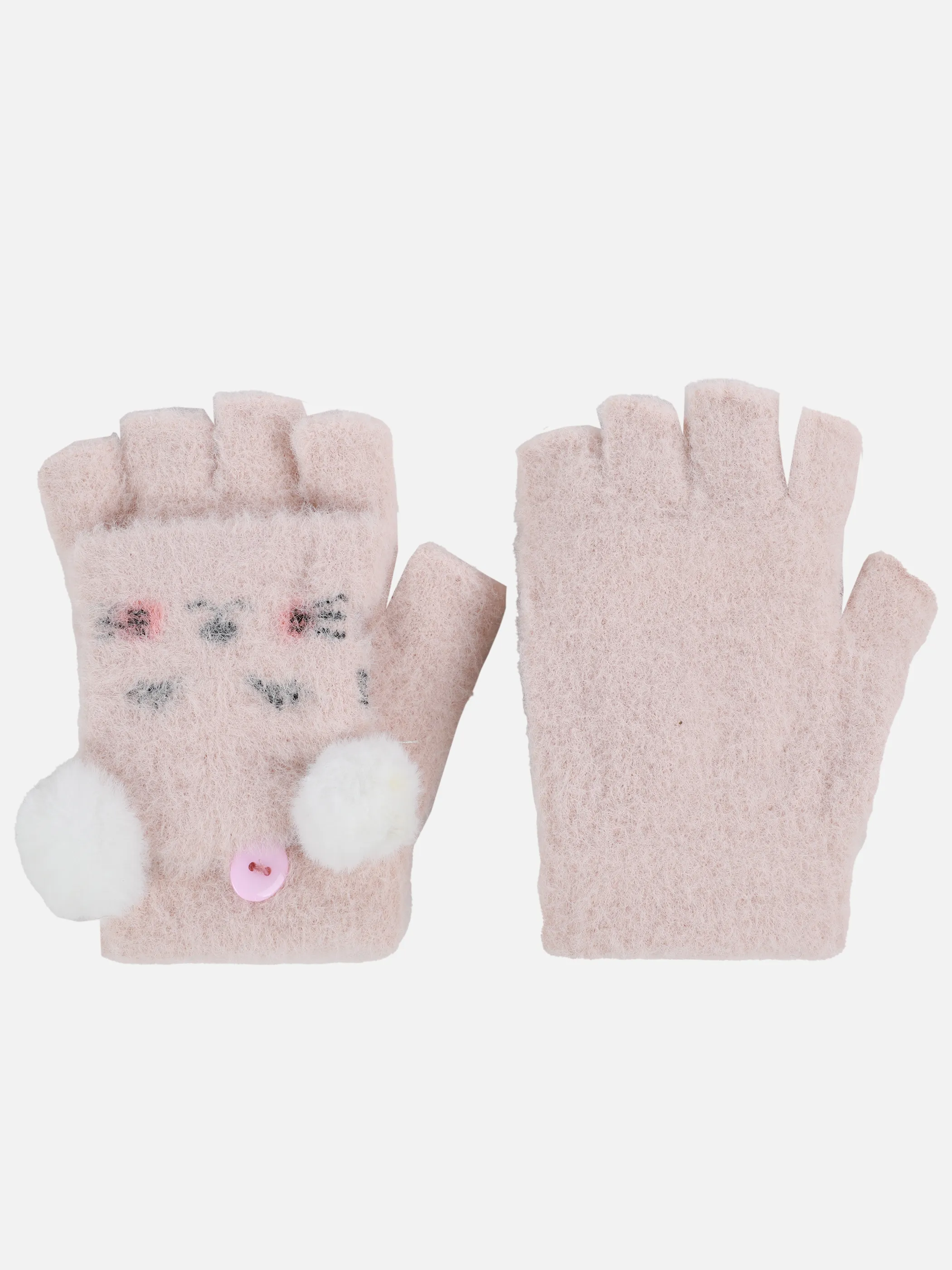 Mädchen Handschuhe mit Tiergesicht