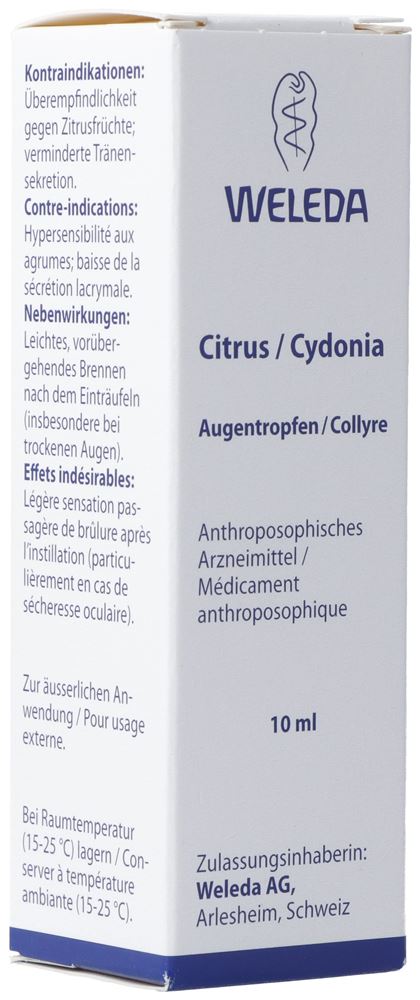 Weleda Citrus/Cydonia Gtt Opht 10 ml