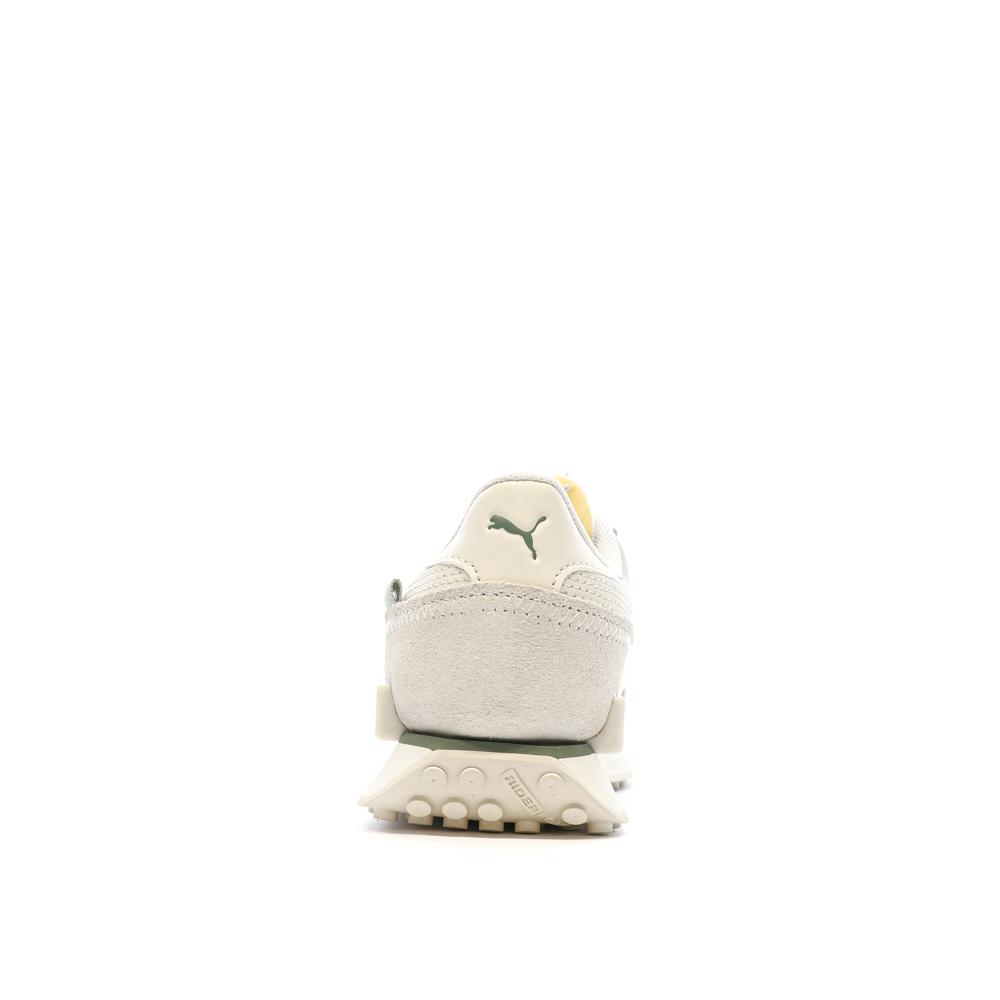 Puma Baskets Écru/Verte Femme Puma Future Rider