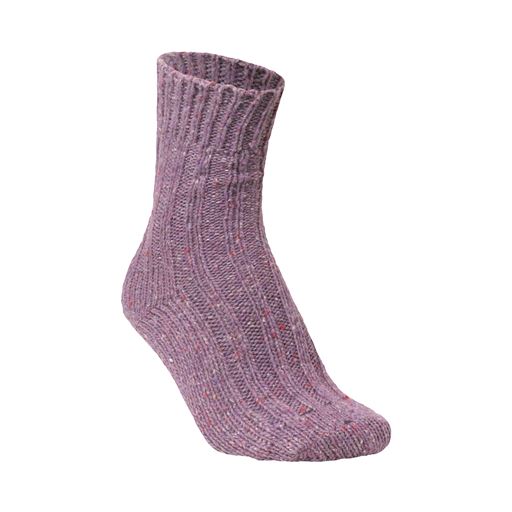 MJM Rib Soft 581 Wool Mix Sokker, Lilac, 43-45