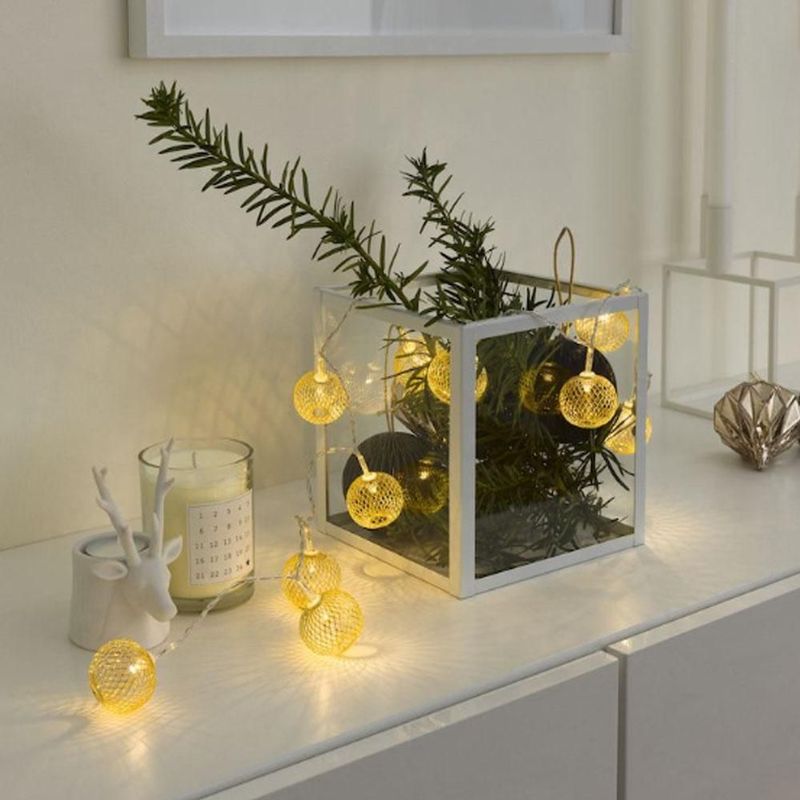 Konstsmide - Lichtbollen - Warm Wit - Led - 10 Lampjes - 0.9 Meter