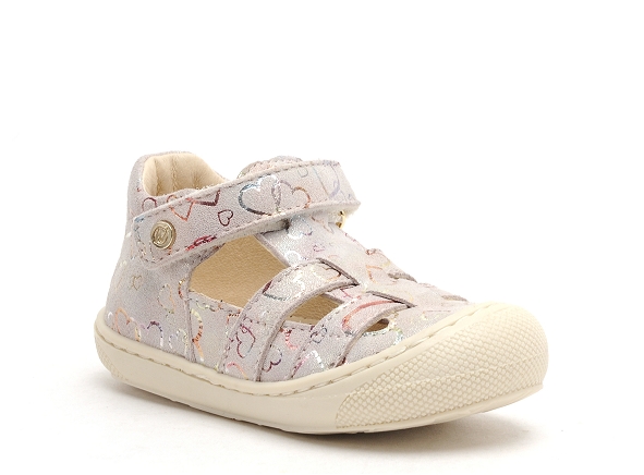 Naturino boots et bottillon bebe bede suede big hearts 0r01 multicolore
