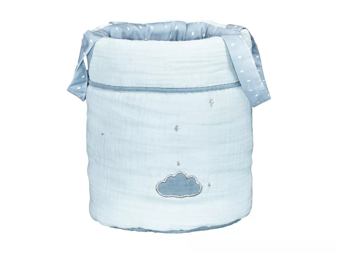 Lot de 3 paniers de rangement en coton