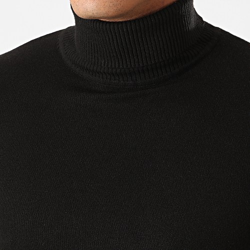 Pull Col Roulé ZW001 Noir