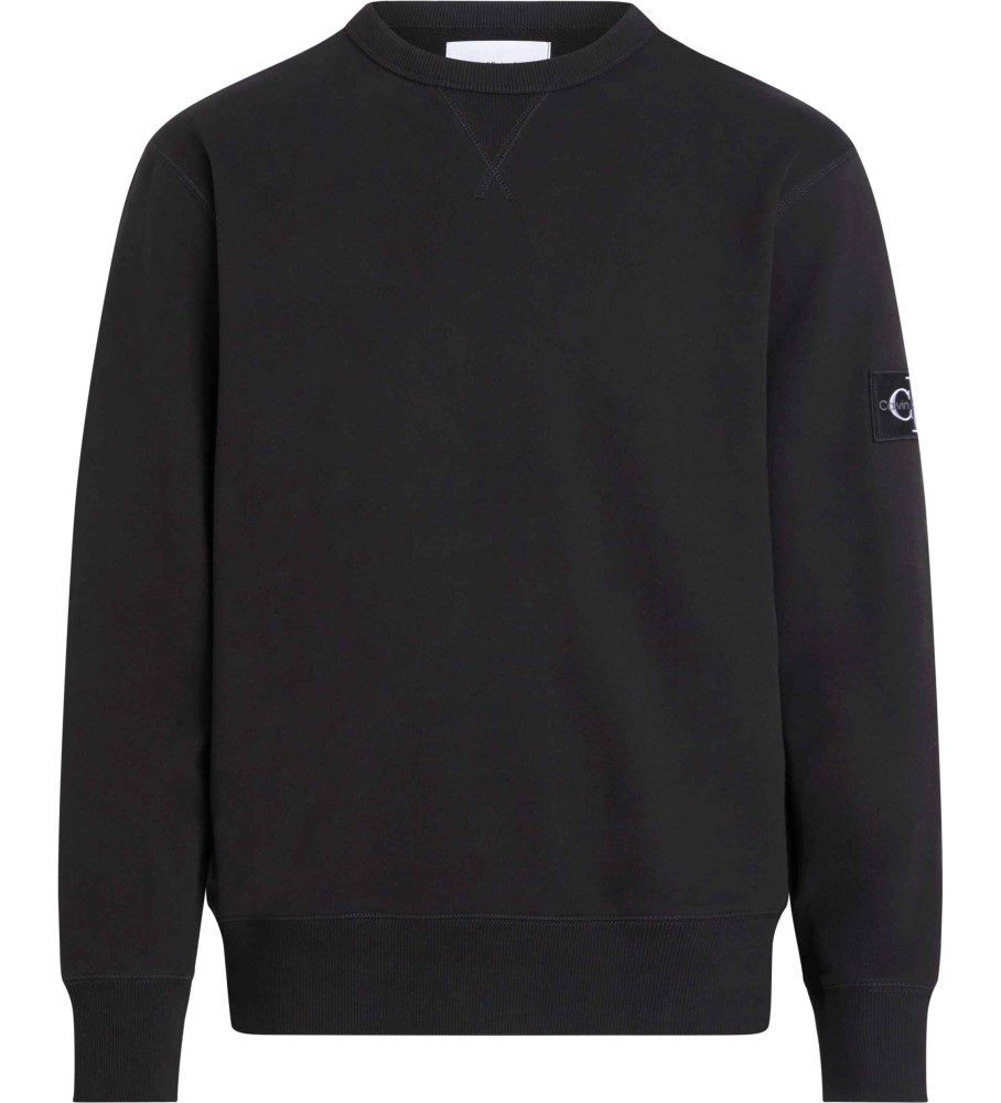Moletom Calvin Klein Jeans Badge preto