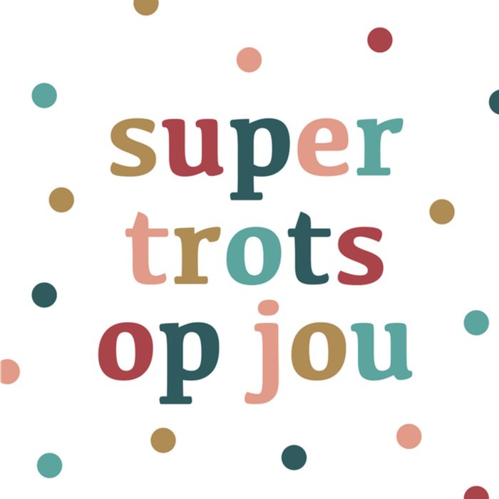 Papercute | Geslaagdkaart | Super trots op jou