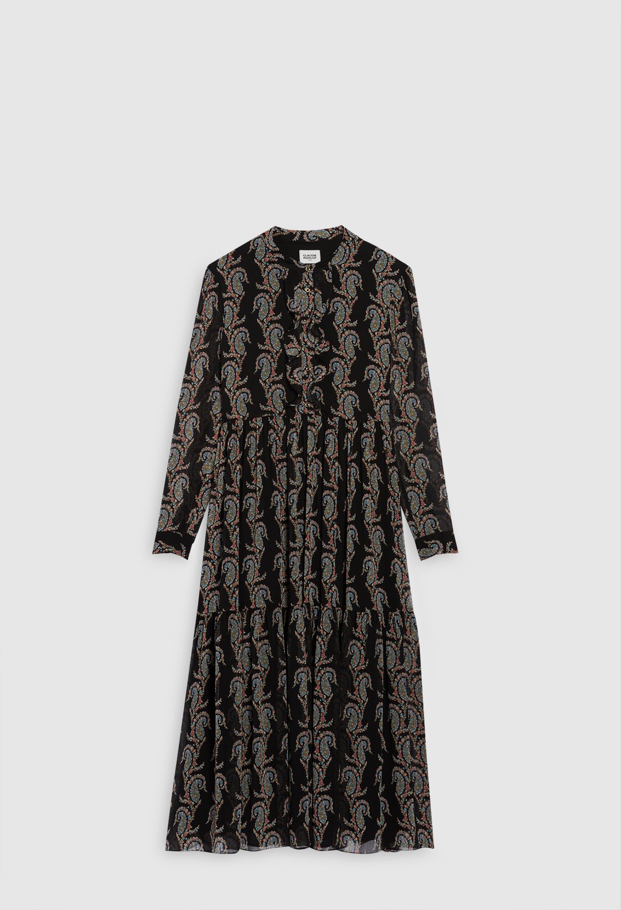 Robe longue imprimee