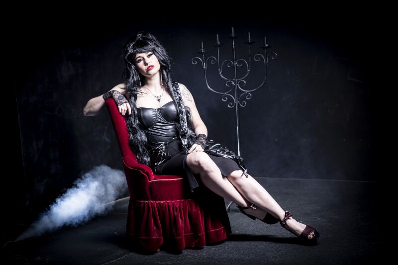 Gothicana X Elvira - Robe | Gothicana by EMP Robe mi-longue