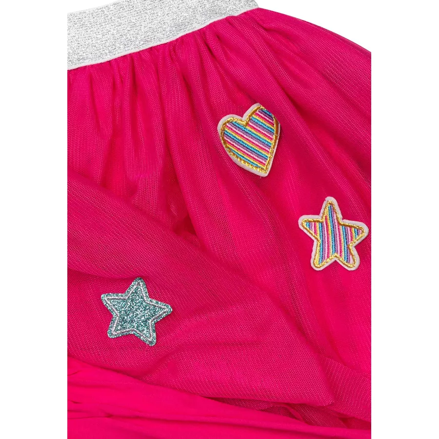 MINOTI Glitzer-Tutu-Rock Rosa
