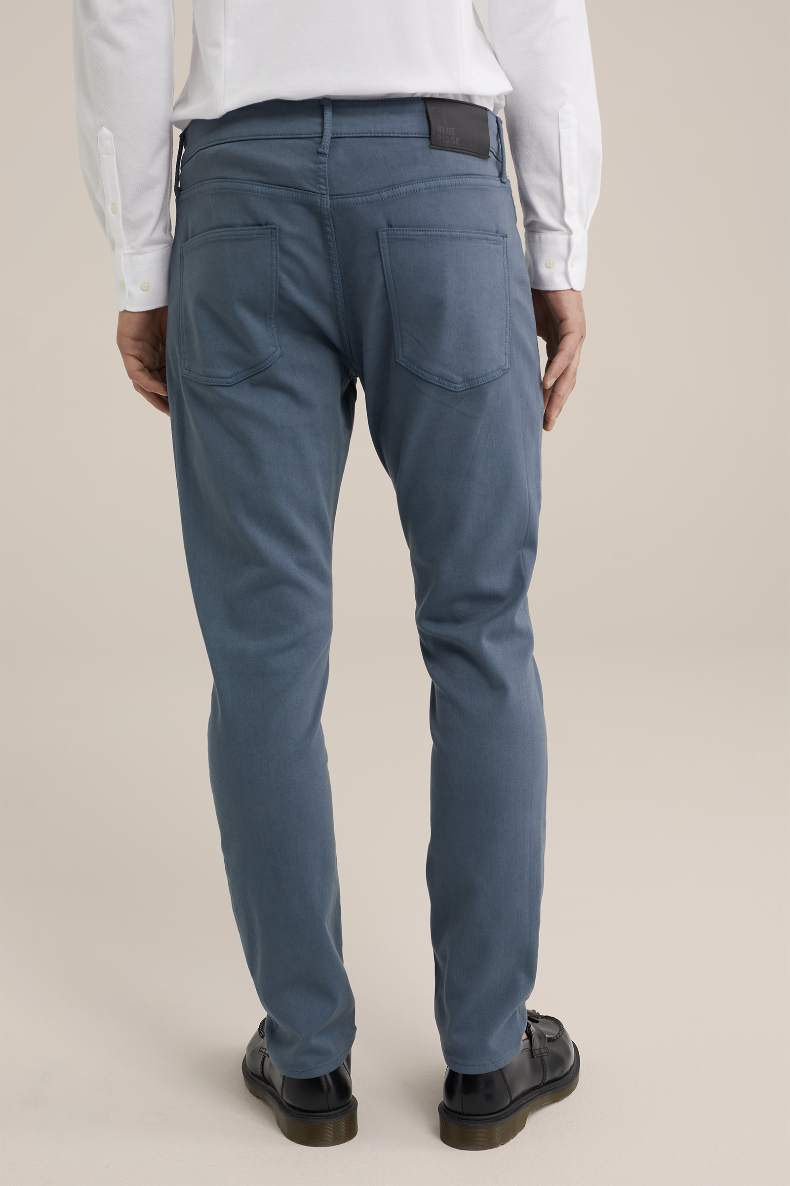 slim fit jeans van jog denim Blue Ridge Grijsblauw