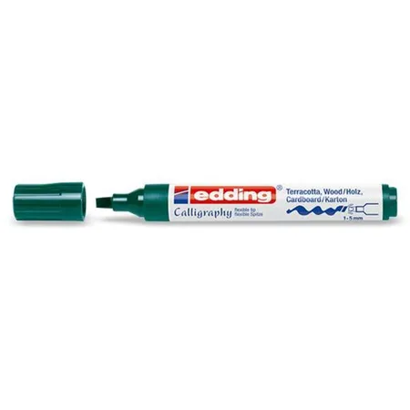 edding 1455 Kalligraphie-Marker, 1-5 mm flaschengrün