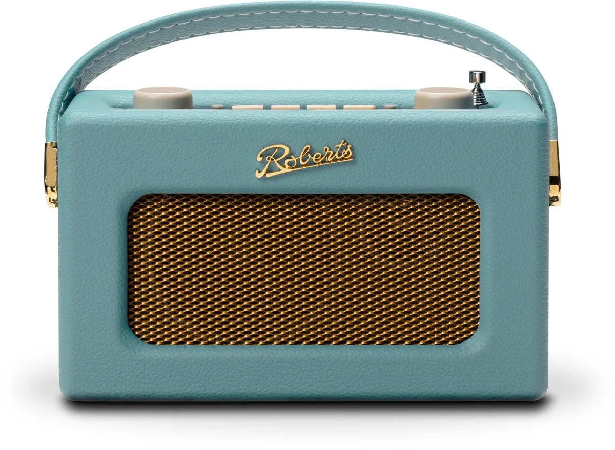 Roberts Revival Uno BT Bleu pastel Enceintes Bluetooth portables