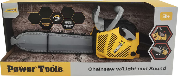 Legetøj POWER X. Chain Saw w/ Sou