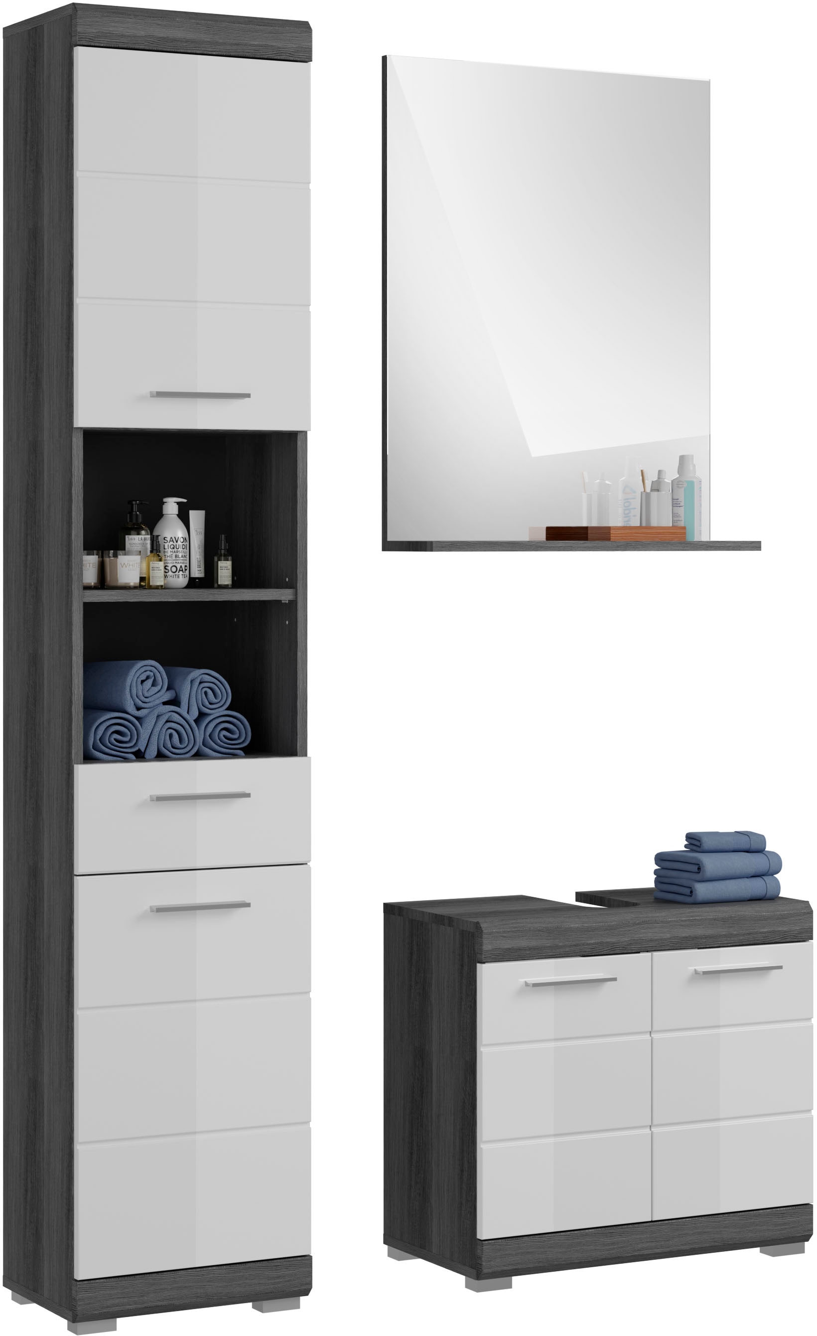 INOSIGN Badmöbel-Set »Siena, 3 teilig, bestehend aus:« Set, TOPSELLER!, 3 Stk. tlg.