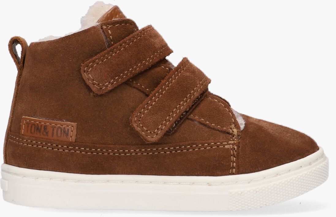 TON & TON cognac ton & ton hoge sneaker steyn