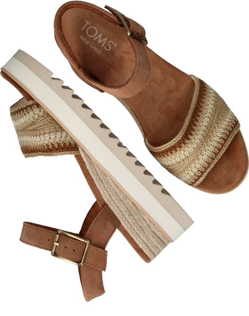 Toms Diana Sandalen Cognac Dames