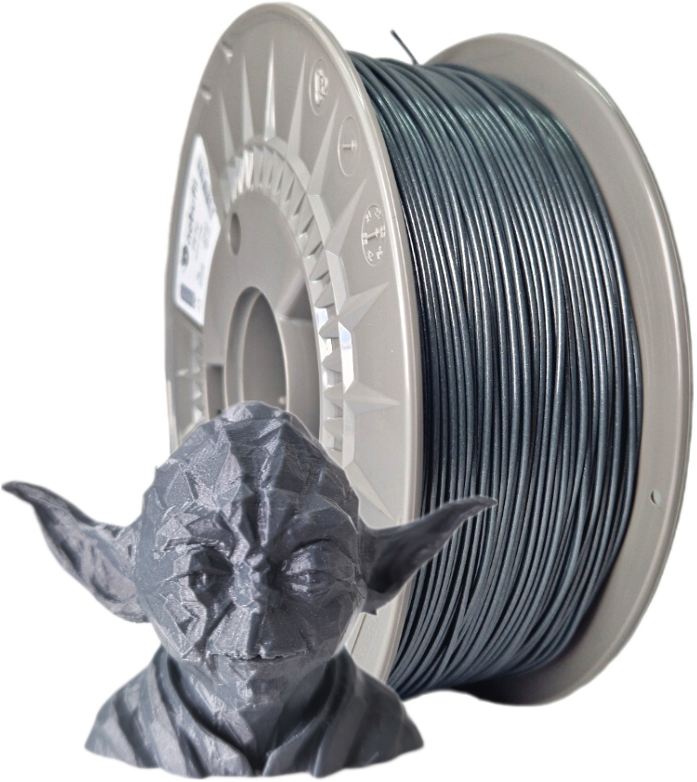 Nobufil  PETG Astro Grey, 1,75 mm / 1000 g    Leicht zu druckendes PETG Filament aus recyceltem Kunststoffabfall