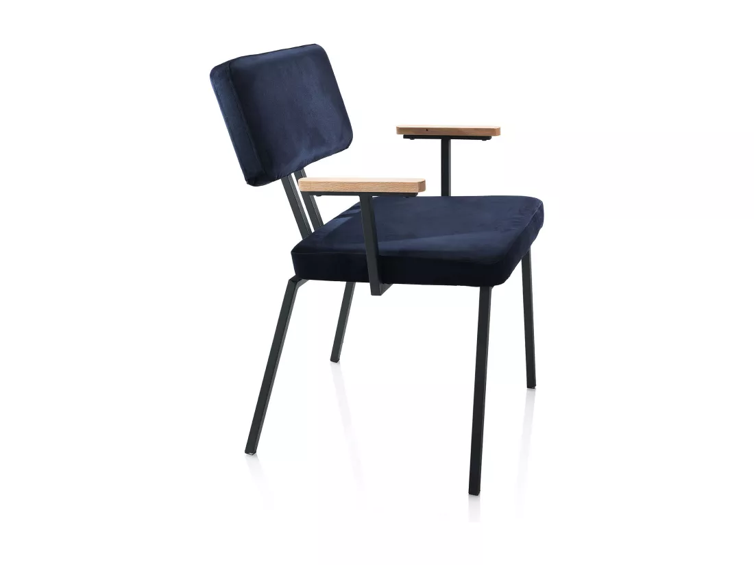 Set de 2 Chaises ESTER bleu