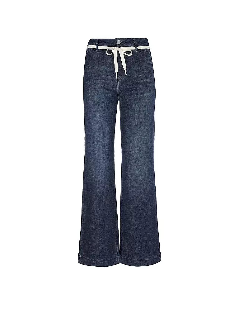DAWN DENIM Jeans Flared Fit DEW dunkelblau