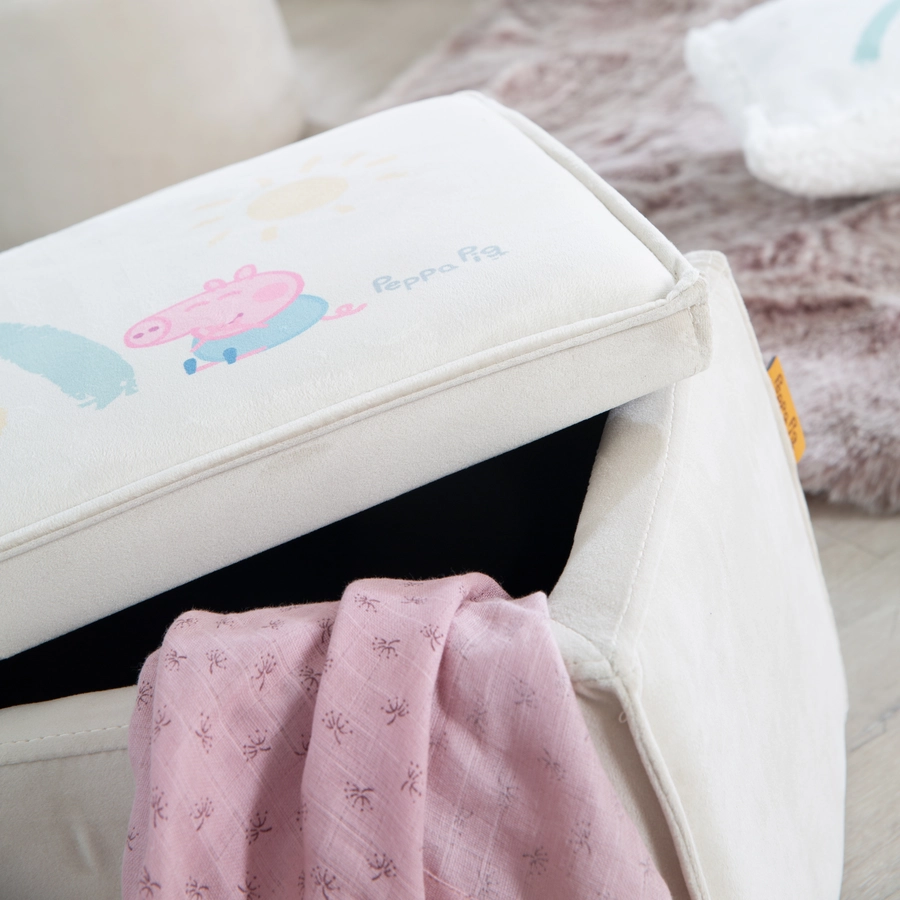 roba Kinderhocker mit Aufbewahrungsfunktion Peppa Pig