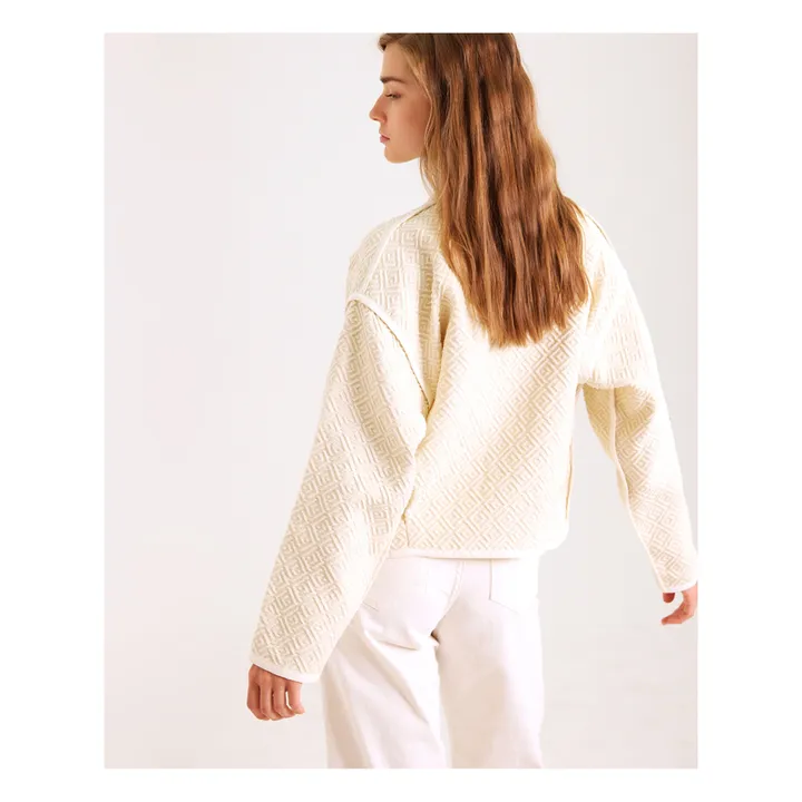 Sacrécoeur Veste Daria Jacquard | Ecru