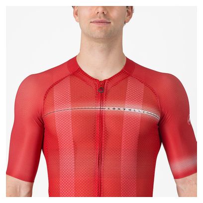 Maillot à Manches Courtes Climber's A/C Homme Rouge Noir