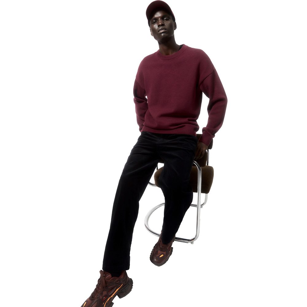 Armedangels Jovaan Strickpullover Herren cranberry juice