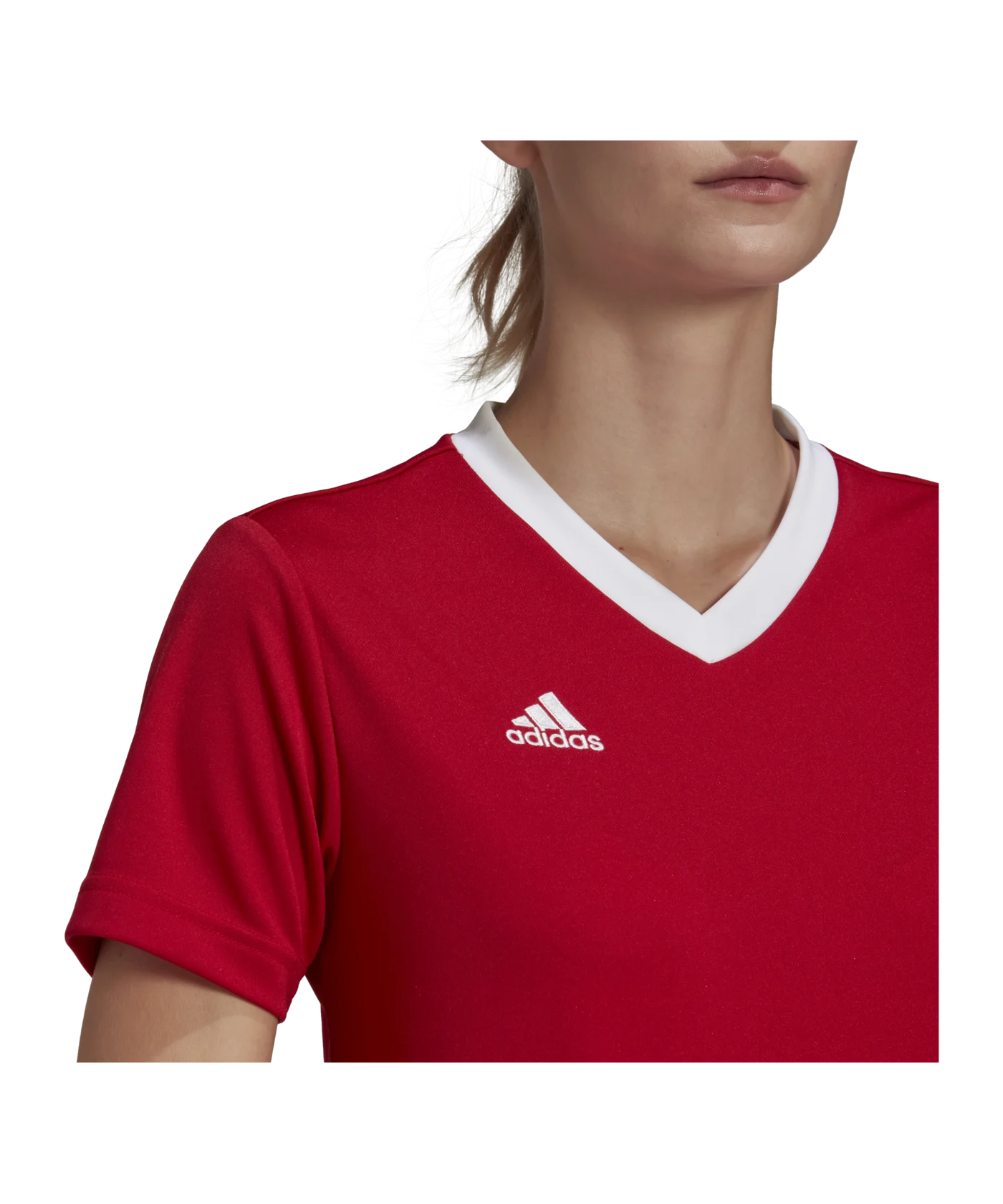 adidas Entrada 22 Trikot Damen Rot Weiss