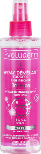 Evoluderm Spray Démêlant Express Brillance Sans Rinçage Flacon 250ml