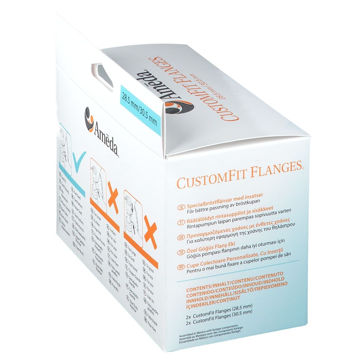 Ameda® CostumFit Flanges™ 28,5 mm / 30,5 mm