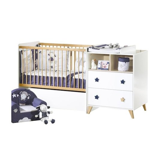 Oslo tiroir pour lit combiné évolutif   Blanc        de               Sauthon Baby's Sweet Home
