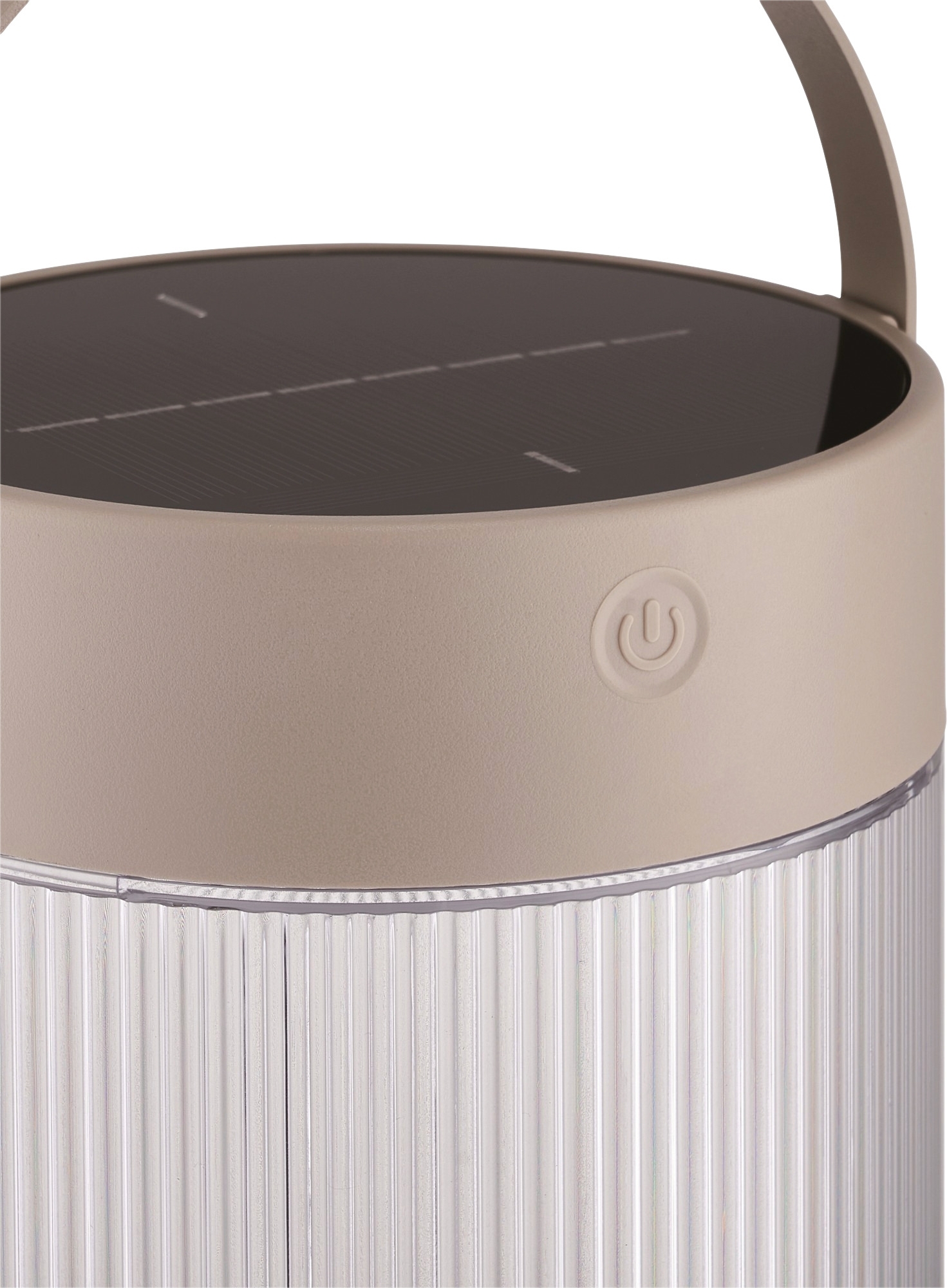 Nordlux Coupar Solar Tischlampe sandfarbig